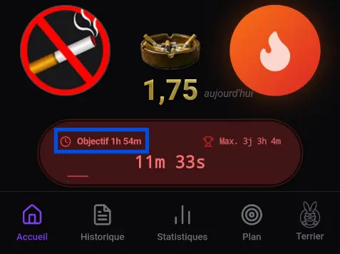 Tiempo restante Tracker